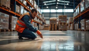 Comment choisir une dalle en aggloméré pour un entrepôt logistique ?