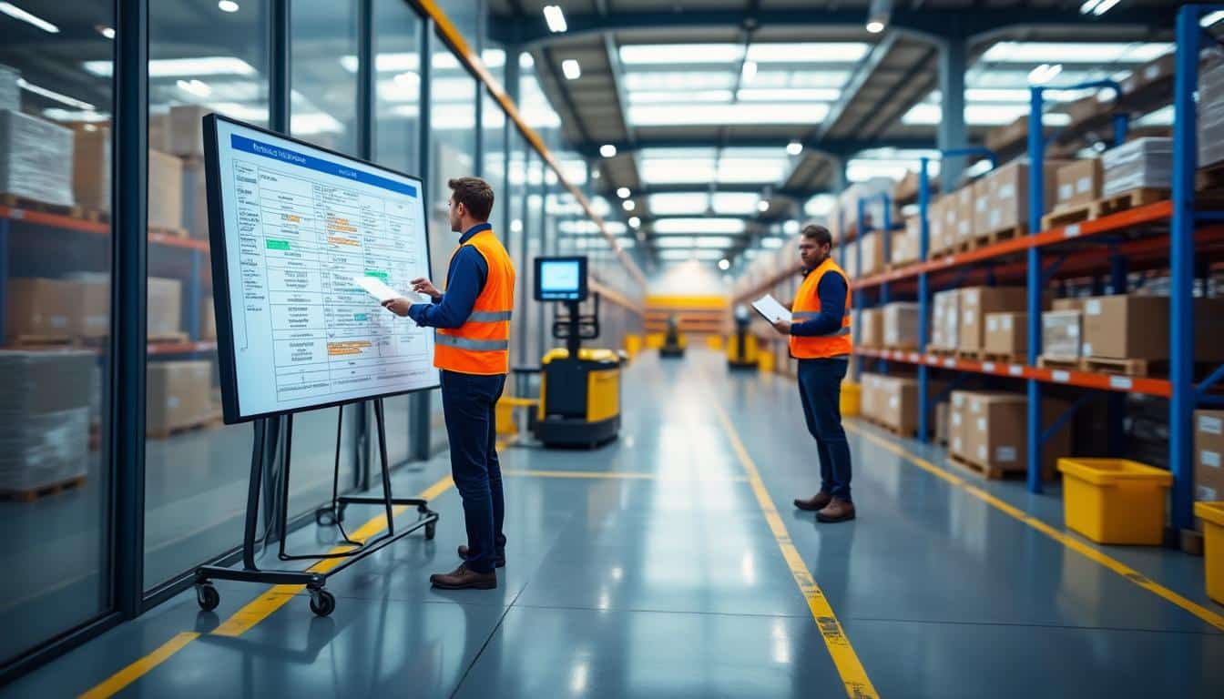 Illustration: Comprendre l’ordonnancement dans la chaîne logistique : définitions et distinctions essentielles