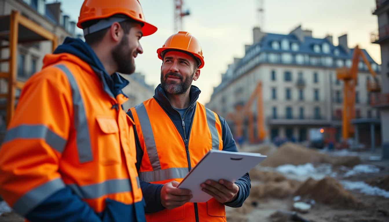 Illustration: Comprendre le rôle des entreprises d’intérim dans le BTP à Paris