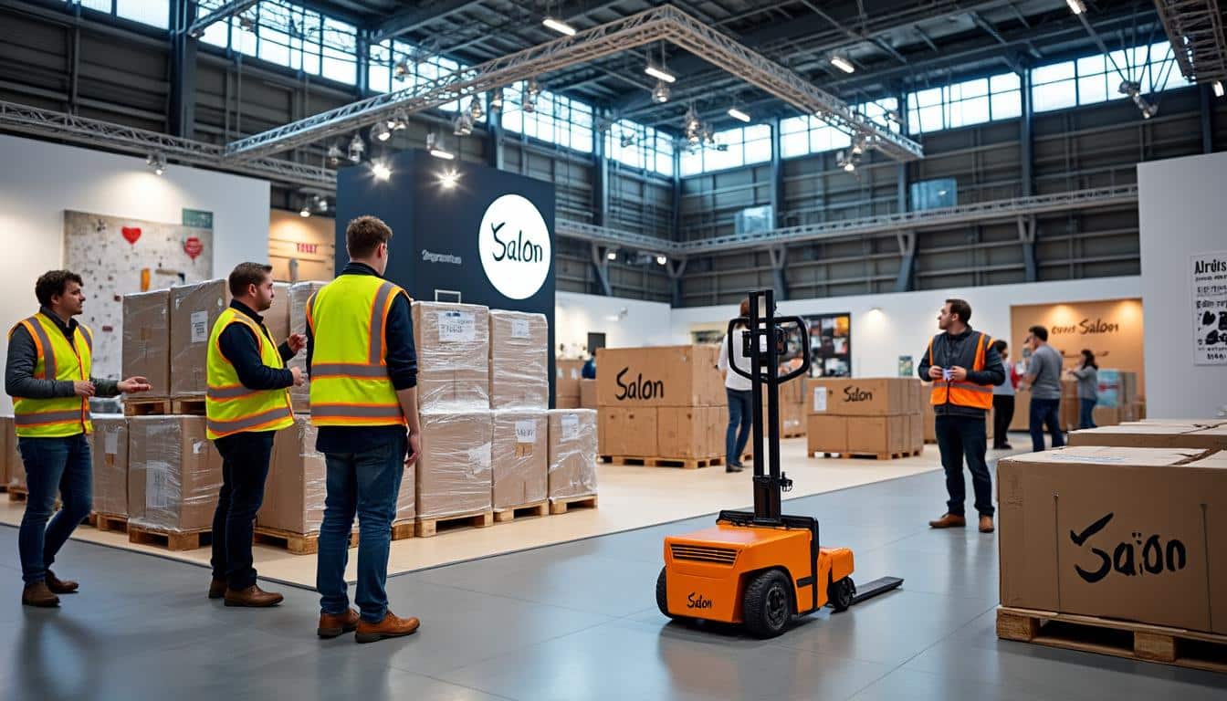 Illustration: Comment organiser efficacement la logistique d’un salon dans la région mancelle