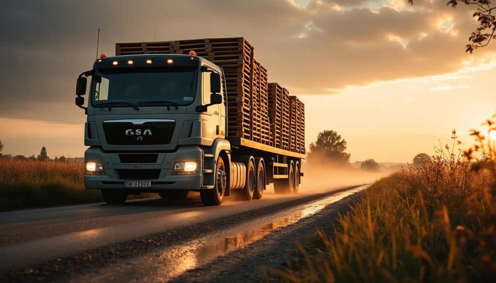 Transport routier avec plateau : solutions flexibles et sécurisées