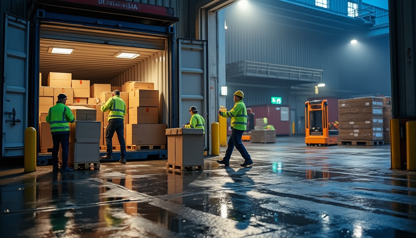 Illustration: Comprendre le processus de transfert des marchandises en logistique