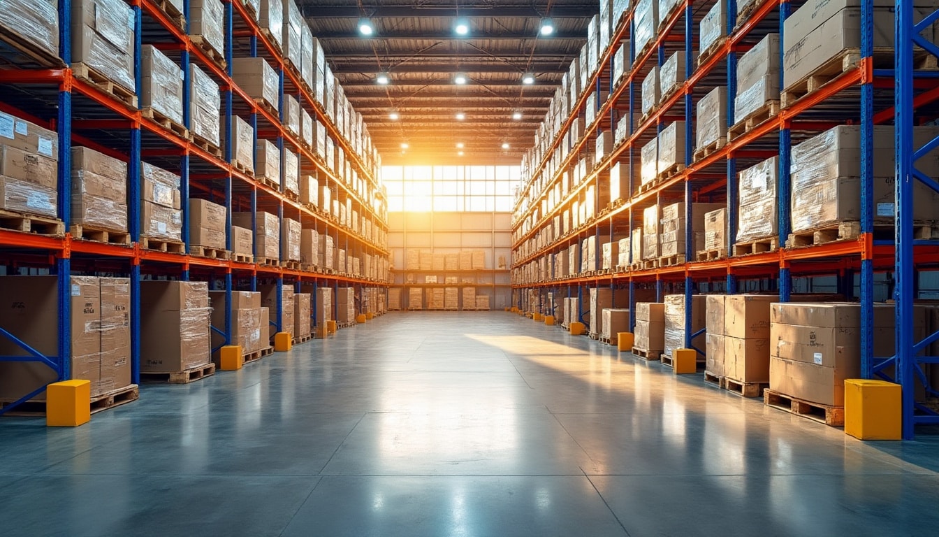 Illustration - Pourquoi privilégier le rayonnage à palettes d’occasion pour le stockage industriel ?
